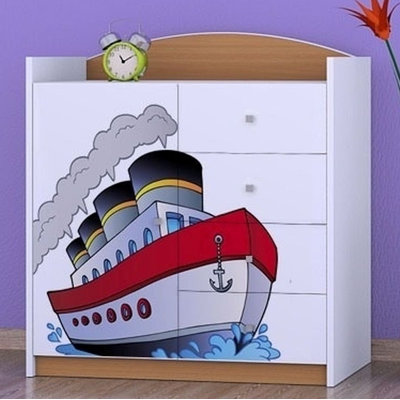 Nishimura Kids 4 - Drawer Combo Dresser