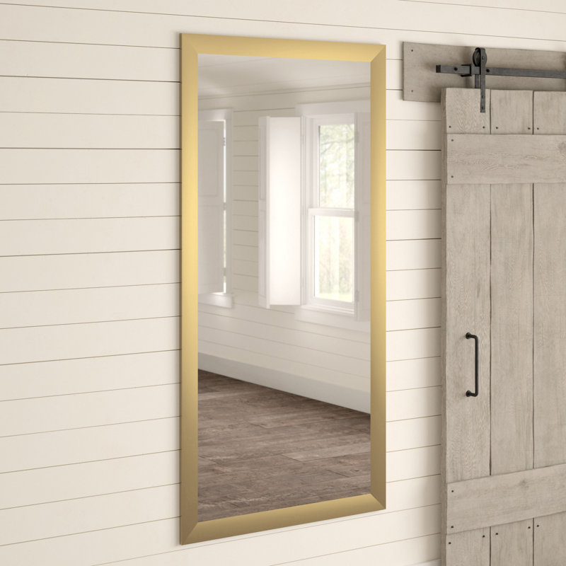 Miroir Berryman, H 67 po x l 31 po x 0,75 po, Or mat