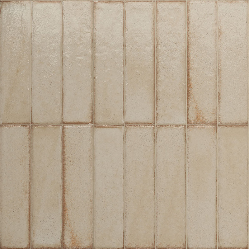 Carreau de métro Brickart 2x8, Crème
