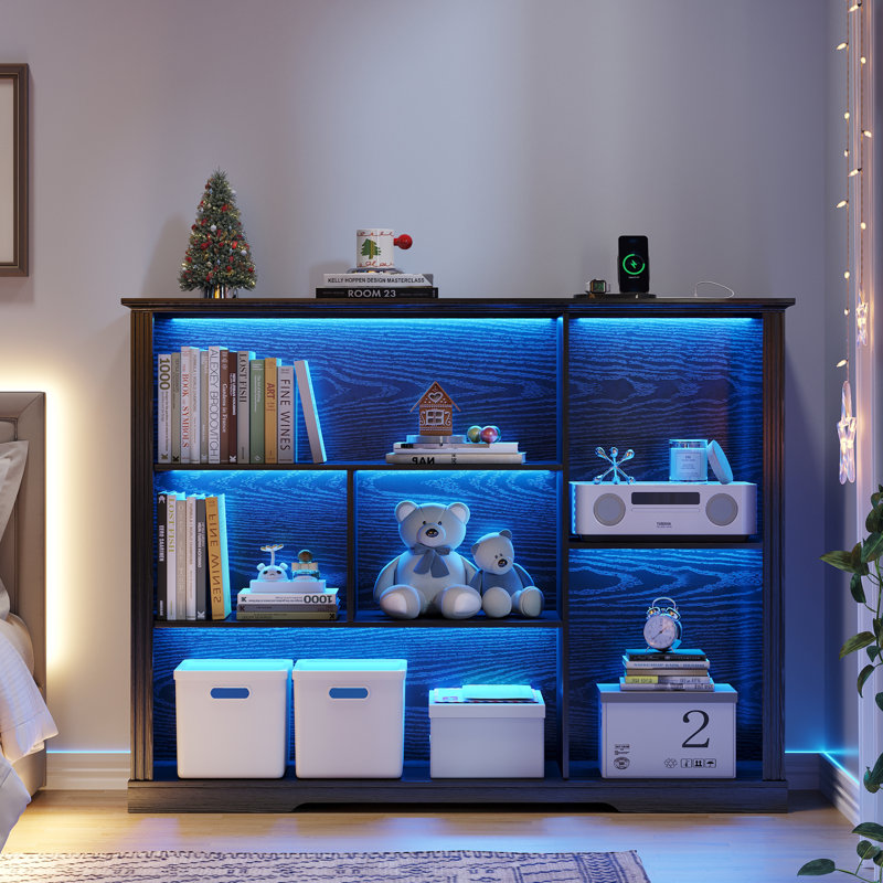 101.6cm H x 120cm W Bookcase, Black
