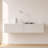 Modern Fluted Panel Floating Vanity Table