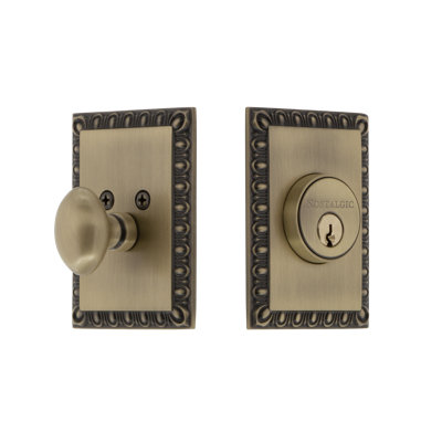 Nostalgic Warehouse Neoclassical Single Cylinder Deadbolt
