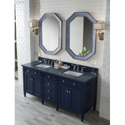 Meuble-lavabo double l 72 po Dussault