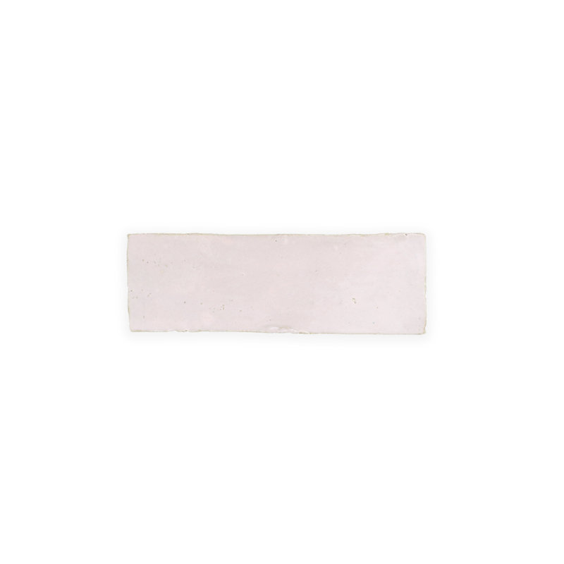 Carreau de mur marocain 5-1 / 2 "x 1-3 / 4" Moroccan Bejmat, Pivoine
