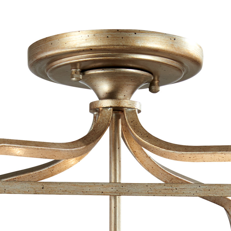 Vogan 4 - Light Gold Lantern Pendant