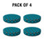 Decorative Indoor Outdoor Waterproof Round Cushion Cover, Patio UV Resistant Seat Cushion Cover-1783792494