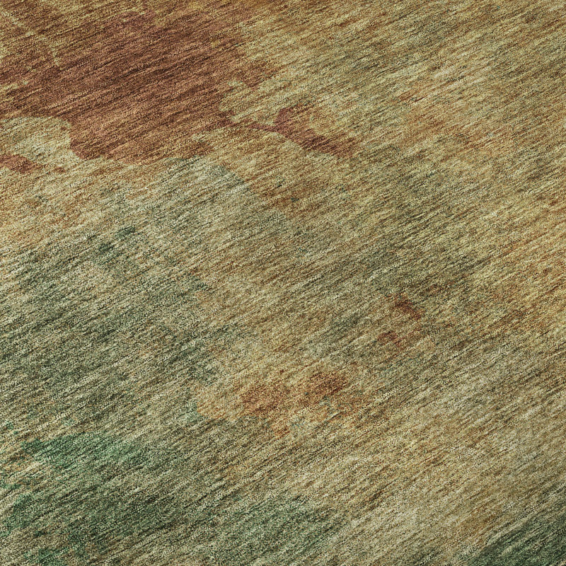 Premium Machine Washable Ducote AMF1138 Watercolors Rug, Rectangle 5' x 7'6"