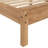 Ophelia & Co. Monaco Farmhouse Solid Wood Bed Frame with Slat Headboard, Rustic Pinewood Mission Style Platform Bed with Chunky Posts, No Box Spring Required-798396538