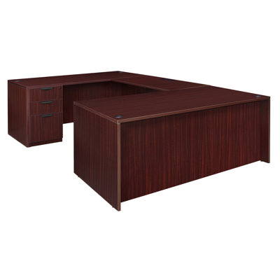 Nevjana U Desk with Double Full Pedestal Drawer Unit