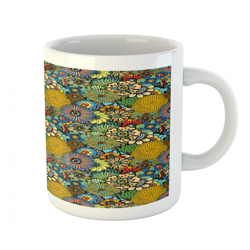 Grande tasse à café d’art de jardin