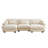 U-Shape 3 Deep Seat Modular Sofa Couch With 2 Movable Ottomans-1912398234