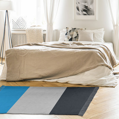 Chenille Striped Indoor Rug