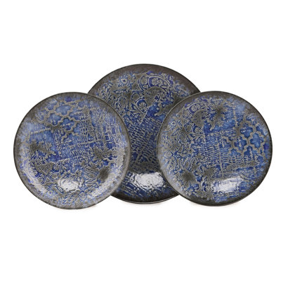 Piece Porcelain China Dinnerware Set - Service for 6