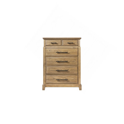 Commode 6 tiroirs - Finition caramel
