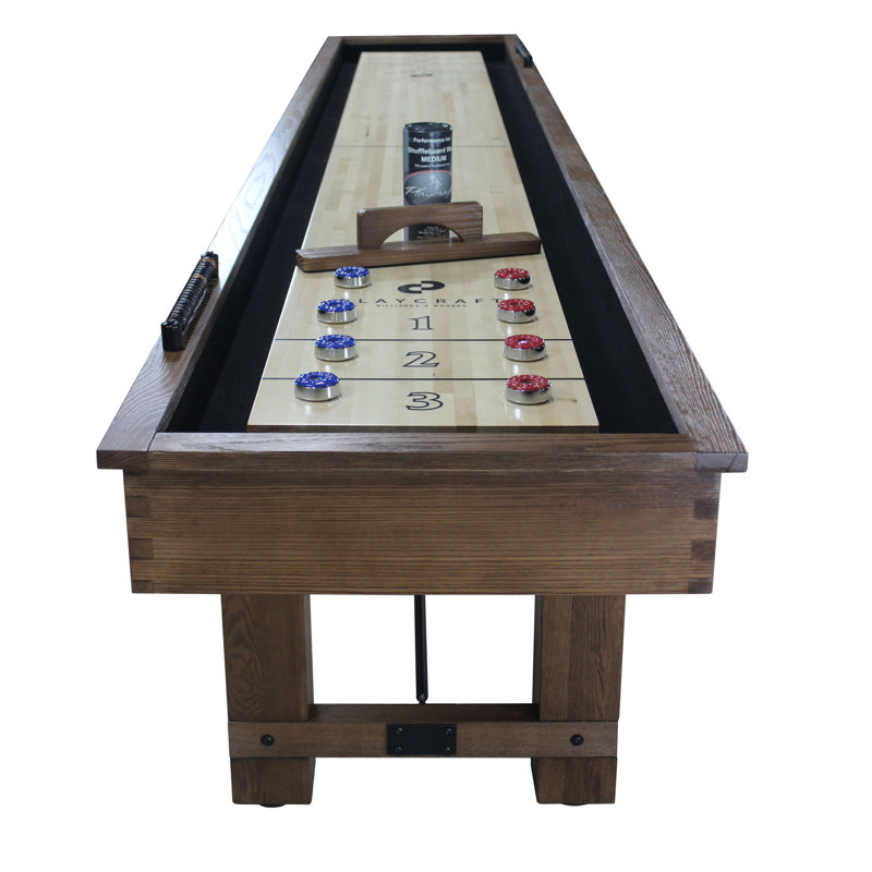 Playcraft Montauk Pecan Shuffleboard Table, 12'