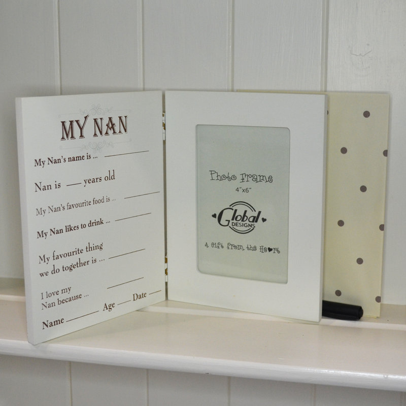 Barni Cream Wood Matte Picture Frame