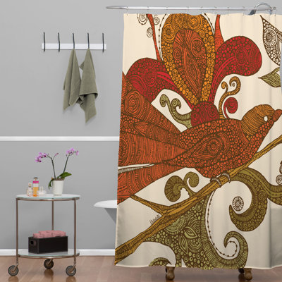 Rideau de douche simple Bird