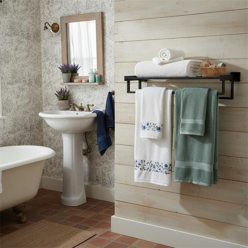 60cm 1 Wall Mounted Required Towel Bar