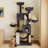 Filey 65.7'' H Carpet Cat Tree Condos and Scratching Posts Included, with Platforms and Hammock-778676910