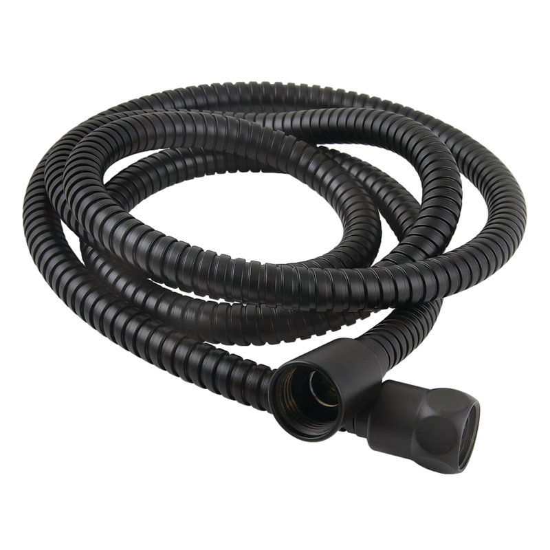 Kingston Brass Complement 72-Inch Stainless Steel Shower Hose, Matte Black