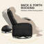 Fauteuil oscillant pivotant