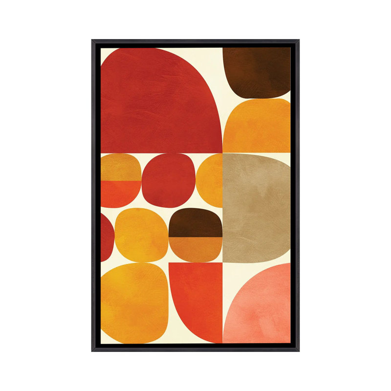 «Mid Century Modern V» par Ana Rut Bré - impression d'art graphique, H 40 po x l 26 po x P 1,5 po, Aucun mat