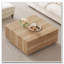 Table basse carrée 33,25 po à 4 tiroirs-1279554153