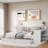 2 Drawers Daybed With Desk And Bookcase-412112772-415187657
