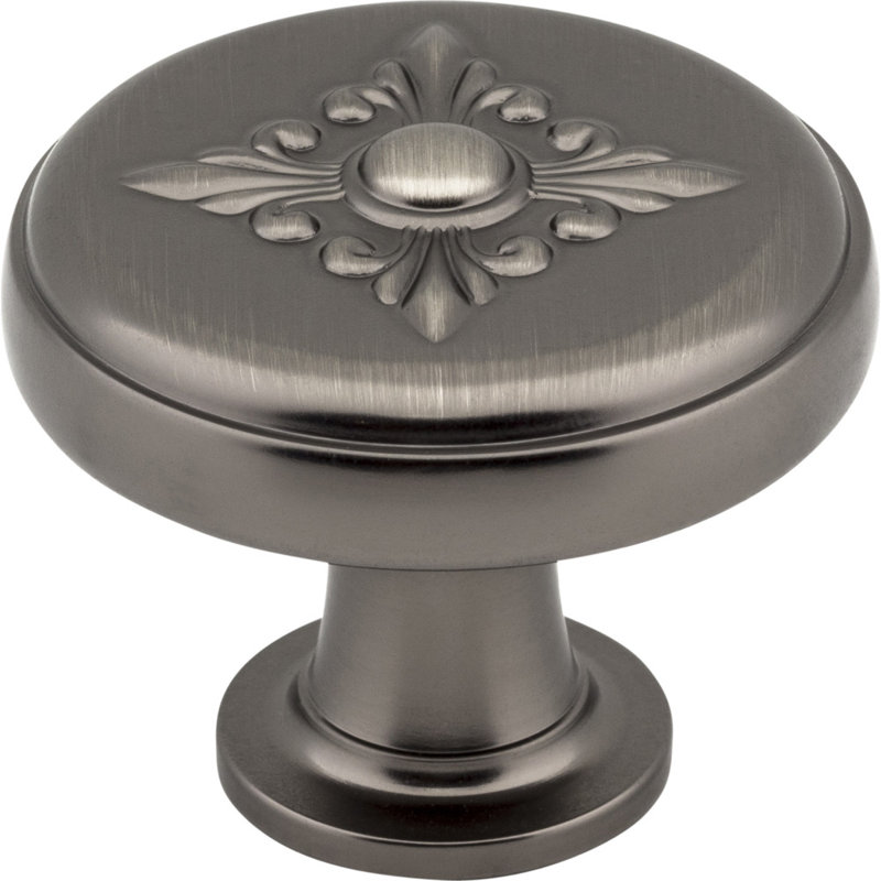 Lafayette Mushroom Knob, Brushed Pewter