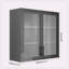 Armoire de rangement murale, verre à gaufres-1542060619