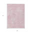 Tapis intérieur lavable géométrique 9 pi x 12 pi rose