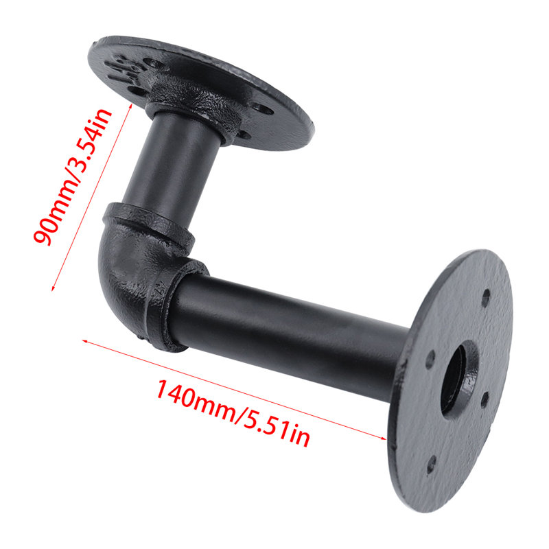 L-Shaped Iron Bracket Shelf