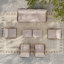 7-piece Rattan Conversation Seating Group With Cushions-1095915272