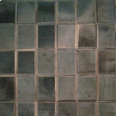 Area Cowhide Geometric Area Rug in Brown/Gray
