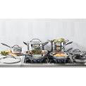RADIANT PRO Stainless with Brushed Titanium Finish 11-Pc Set