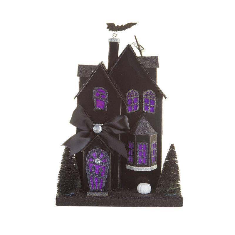 Maison hantée à DEL noire