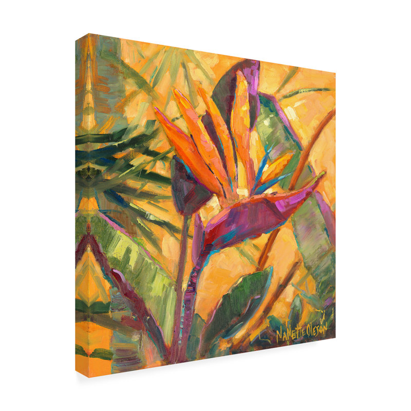 Nanette Oleson, toile d'extérieur «Splash Of The Tropics I», H 18 po x l 18 po x P 1,5 po