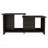 Espresso Coffee Table With Lower Open Shelf