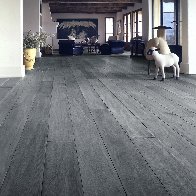 Speakman 2mm Rustic Style Wood Plank PVC Flooring, Dark Grey