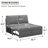 Rafael Armless Pullout Sleeper Sofa Module-418619606