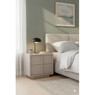 Lugano 45cm W Laminate Bedside Table