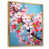 Toile avec cadre flottant or