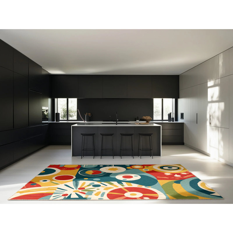 Quirky Sway Rug, Square 7'