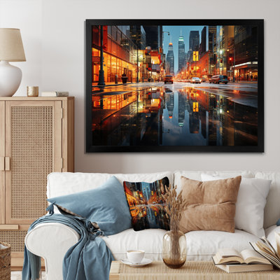 " Cityscape Abstract Reflections Ii "