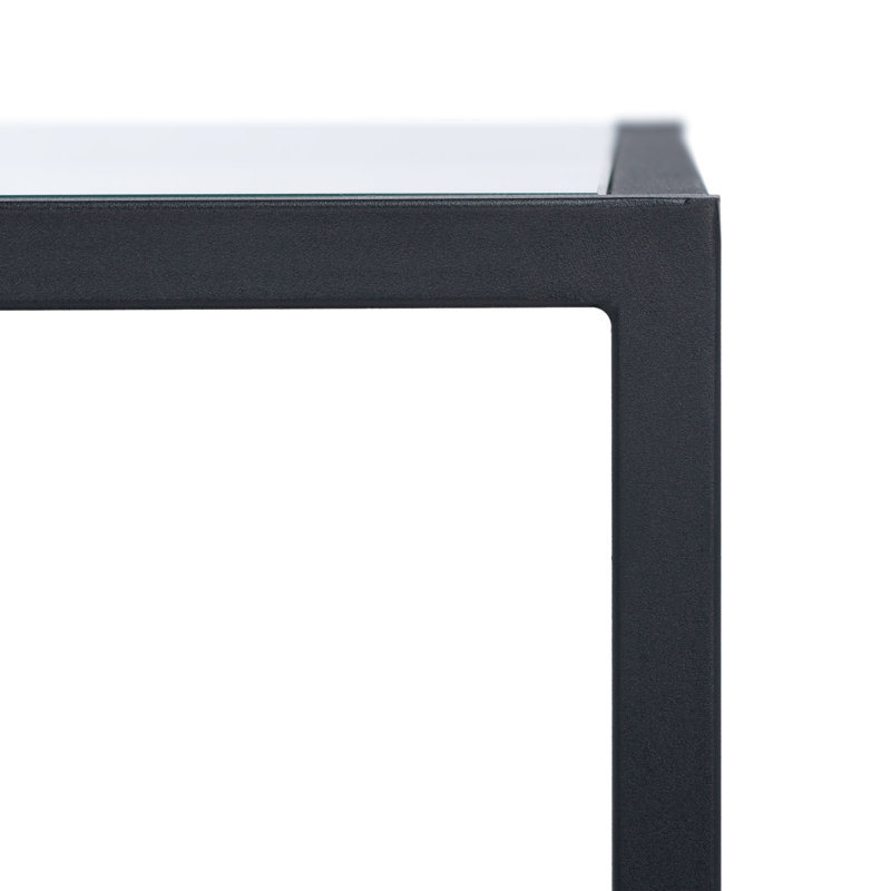 Clybourne Glass Top End Table