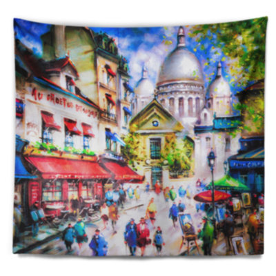 Sacre coeur et tapisserie de montmartre Cityscape