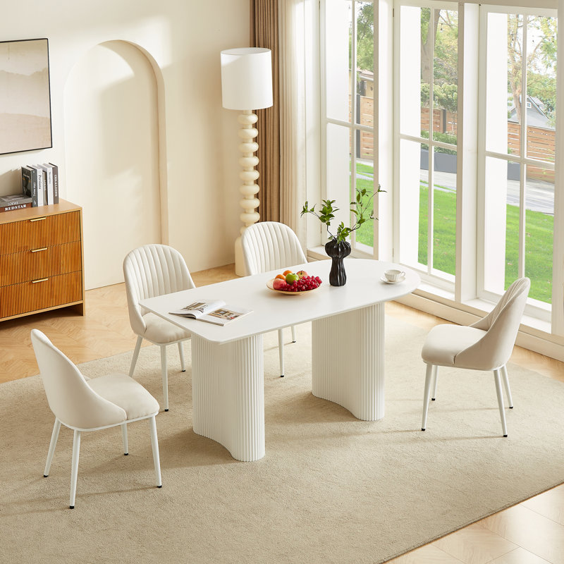 Ensemble de salle à manger Free Form L 55,12 po x l 31,5 po, H 29,5 po x L 62,99 po x l 31,5 po