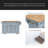 54Inch Large Kitchen Island With Rubber Wood Drop Leaf, Embossed Texture Rolling Kitchen Cart On 4 Wheels With 4 Doors And 3 Drawers, Kitchen Island With Storage For Kitchen, Dining Room-1037919393