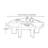 Creative design sense solid wood coffee table-105353539