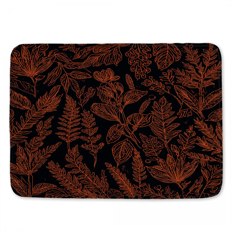 Tapis de bain Botanical Illustration, L 34 po x L 21 po